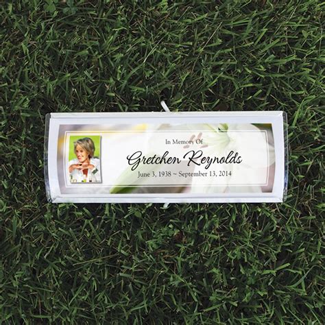 Personalized Temporary Surface Grave Marker