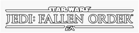 Star Wars Jedi Fallen Order Logo White, HD Png Download , Transparent ...