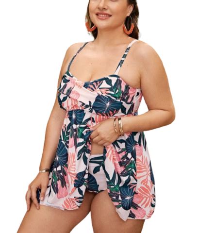 Plus Size Tankini Swimsuits - XL to 8XL Size - Plus Size Swimwear – Page 5 – Plus Curvves