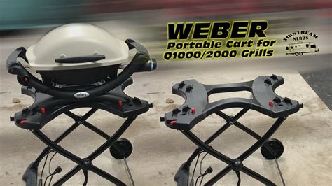 Weber Q 1000/2000 Gas Grill Rolling Cart 6557 The Home, 56% OFF