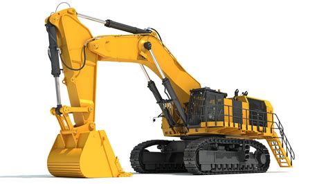 Hydraulic Mining Shovel 3D model | CGTrader