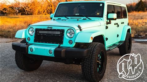 Tiffany blue jeep wrangler gp customs – Artofit