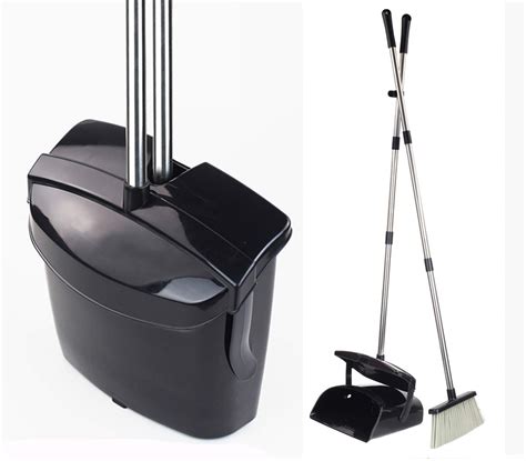 Buy Broom and Dustpan Set Commercial Long Handle Sweep Set and Lobby ...