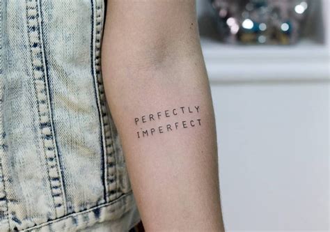 Perfectly imperfect tattoo by tattooist Fury Art - Tattoogrid.net | Tattoo fonts, Perfectly ...