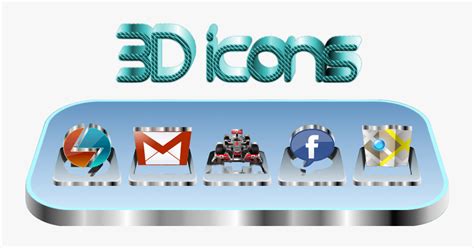 Clip Art 3d Icons For Android - 3d Icons For Android, HD Png Download ...