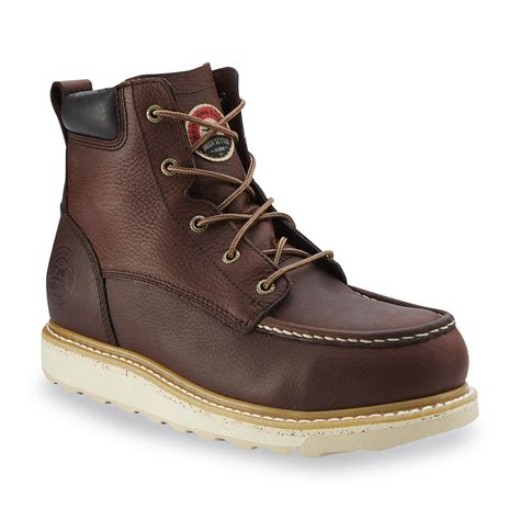 Irish Setter Boots by Red Wing Shoes Men's Ashby 83606 Brown Safety Aluminum Toe Work Boot