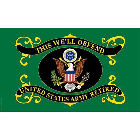 United States Army Retired Flag 3ft x 5ft - Walmart.com