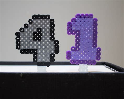 Craft Knife: I Made Perler Bead Cake Toppers For The Next 59 Years