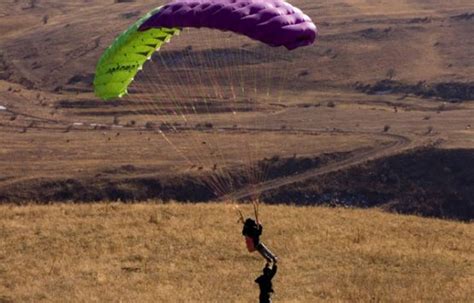 Paragliding training