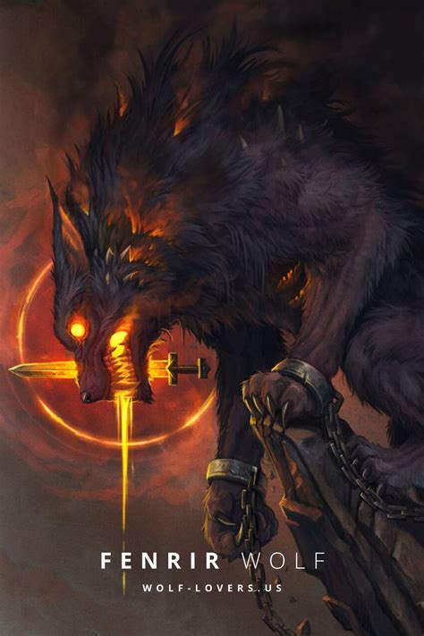 Fenrir, Wolf God in 2021 | Dark fantasy art, Wolf mythology, Art