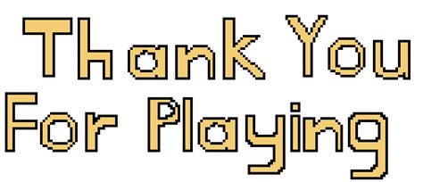 Thank you for playing | Pixel Art Maker