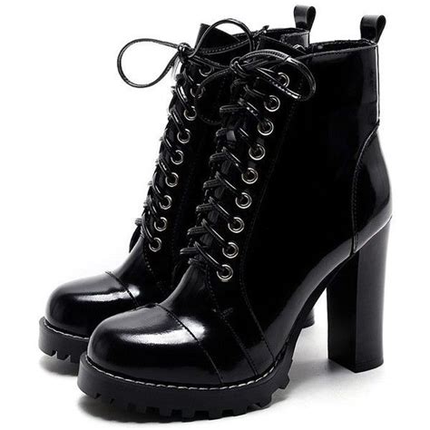 Chiko Renee Platform Chunky Heel Combat Boots ($123) liked on Polyvore featuring shoes, boots ...