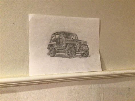 Jeep Wrangler Sketch Instant Download, .jpg - Etsy