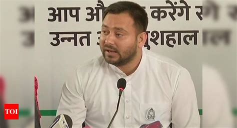 Tejashwi Yadav releases RJD Manifesto, promises overall development to ...