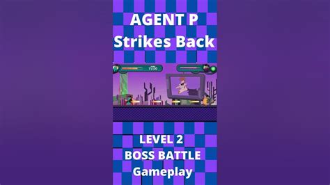 Phineas and Ferb: Agent P Strikes Back | Level 2 Boss Battle Gameplay | Short - YouTube