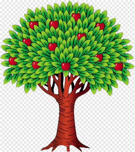 Fruit tree, tree, flower, tree Vector, fruit png | PNGWing