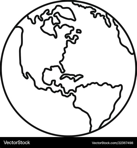 Planet Drawing Outline