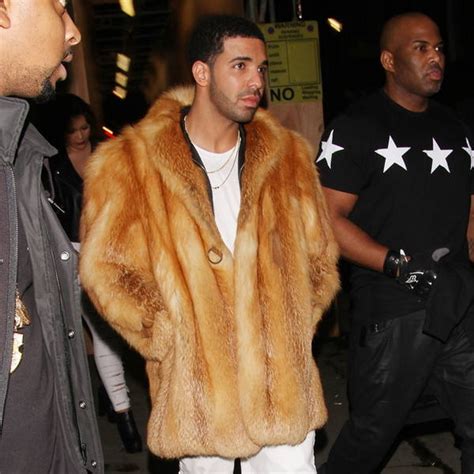 Drake branded 'cheap and ignorant' for wearing fur coat | Celebrity ...