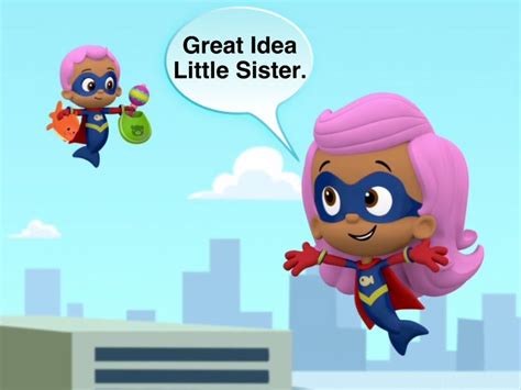 Bubble Guppies Super Baby! Super Baby Gives Guppy Girl An Idea To Confort The Giant … | Bubble ...