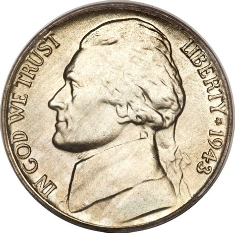 5 cents "Jefferson Nickel" (temps de guerre) - États-Unis – Numista