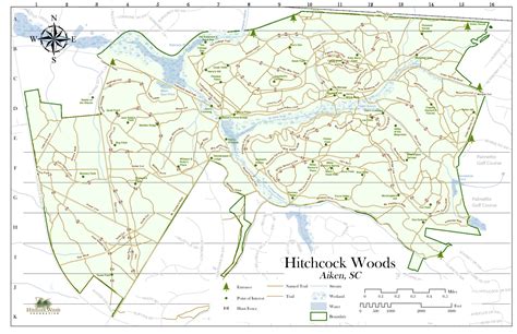 Map of the Woods – Hitchcock Woods Foundation