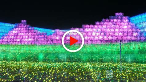 One of the largest in Japan! Kuwana City, Mie Prefecture “Nabana-no-sato Illumination” video is ...