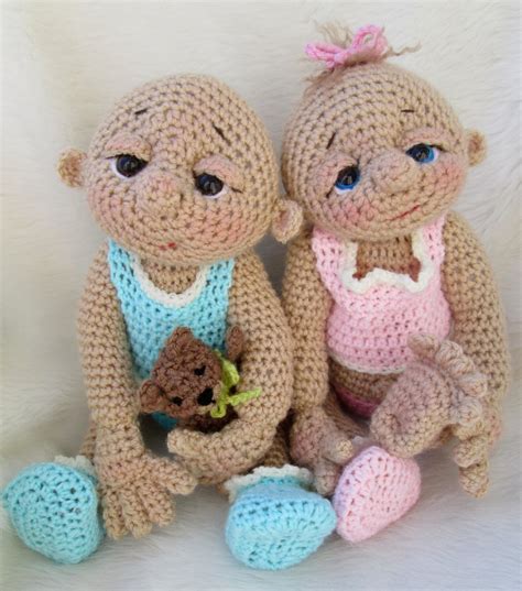 So Cute Baby Doll Crochet Pattern with Teddy Bear Hat Toy and