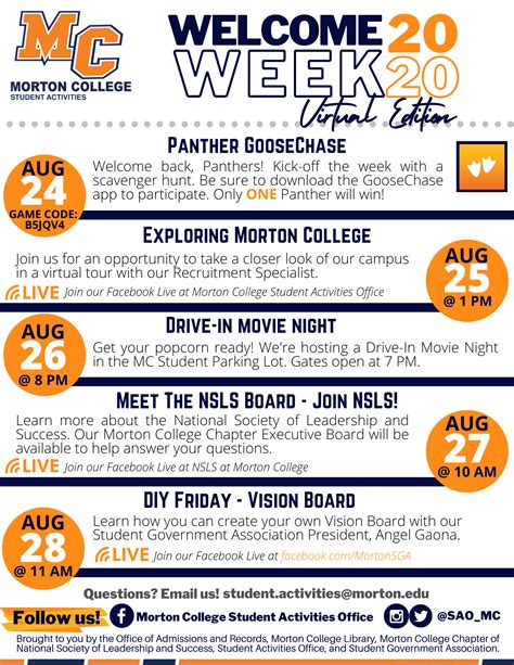 Welcome Week: Meet the NSLS Board – Morton College