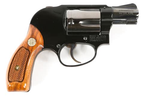 Sold at Auction: SMITH & WESSON MODEL 38 AIRWEIGHT .38 SPC REVOLVER