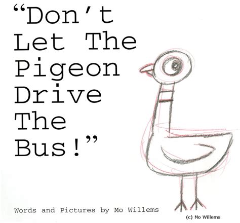 Dont Let The Pigeon Drive The Bus Coloring Page Coloring Pages