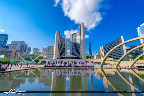 Nathan Phillips Square Toronto Canada Ontario | Royal Stock Photo