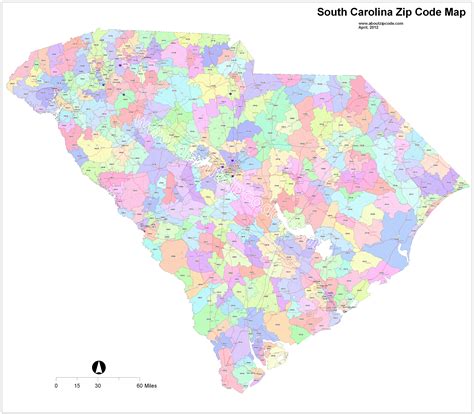 South Carolina | Zip code map, Coding, South carolina