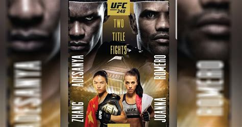 UFC 248 Finalized Fight Card: Adesanya vs. Romero, Weili vs ...