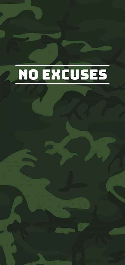 No Excuses Wallpaper