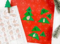 Christmas Tree Worksheet Free ASL Christmas Activity