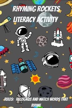 Rocket Rhymes Literacy Activity by Domonique Cornelius | TPT