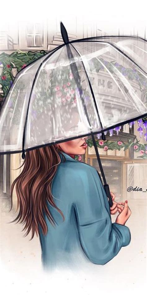 rainy day | Rainy day, Umbrella, Illustration