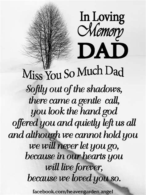 Miss You So Much Dad – Heavens Garden | Dad quotes, My dad quotes, Miss ...