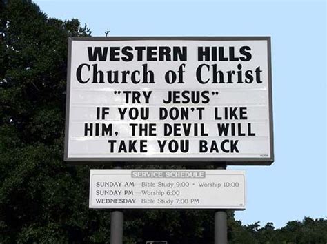 Funny Church Signs | Flickr - Photo Sharing!