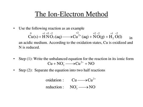 Balancing Redox Reactions - ppt download