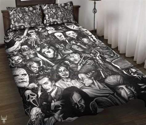 Horror Film Bedding Set Horror Killer Horror Watching Bed | Etsy