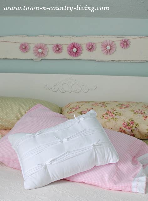 DIY Vintage Style Pillow Cases - Town & Country Living