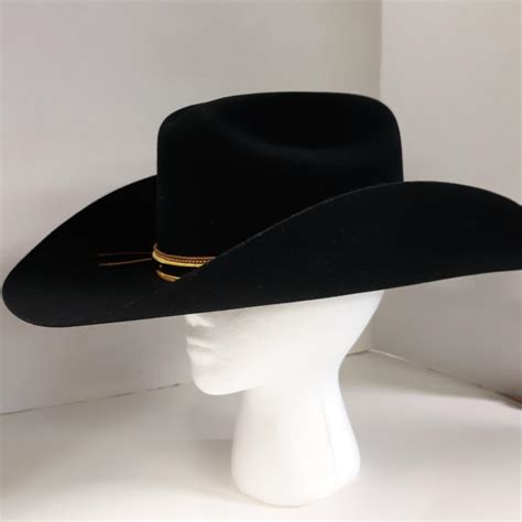 Bailey black 3X wool-blend felt cowboy hat,has... - Depop