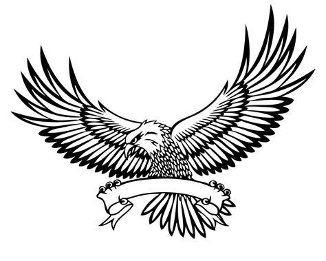 Bald Eagle Banner Sign Flying Hawk American Bird Mascot | Etsy Eagle Images, Eagle Pictures ...