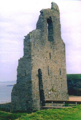 Ballybunion Castle is about eight miles west of Listowel, Ireland was ...