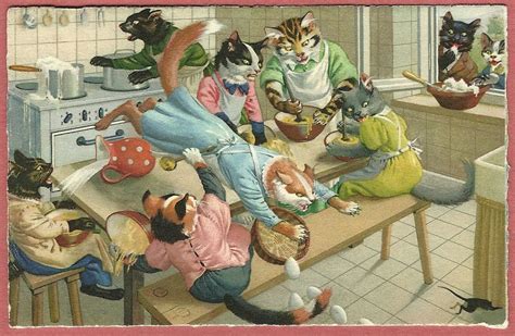 weird vintage postcards | ... : Cats are Funny: Silly Vintage Cat ...