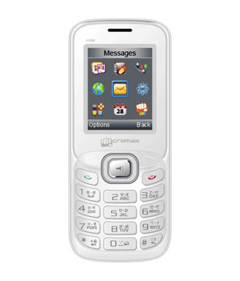 Buy Micromax X088 Plus Dual SIM Basic Phone (White) Online @ ₹990 from ShopClues