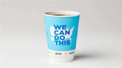 McDonald's is encouraging people to get a COVID-19 vaccine with a new design on its coffee cup