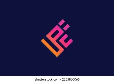 Letter Vpc Powder Coating Logo Design Stock Vector (Royalty Free ...