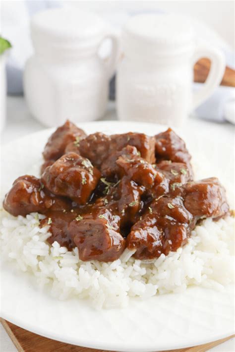 Beef Tips and Rice - BubbaPie